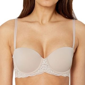 MAIDENFORM 38C Lace Push-Up Bra Multiway Straps 38C Blush NWT